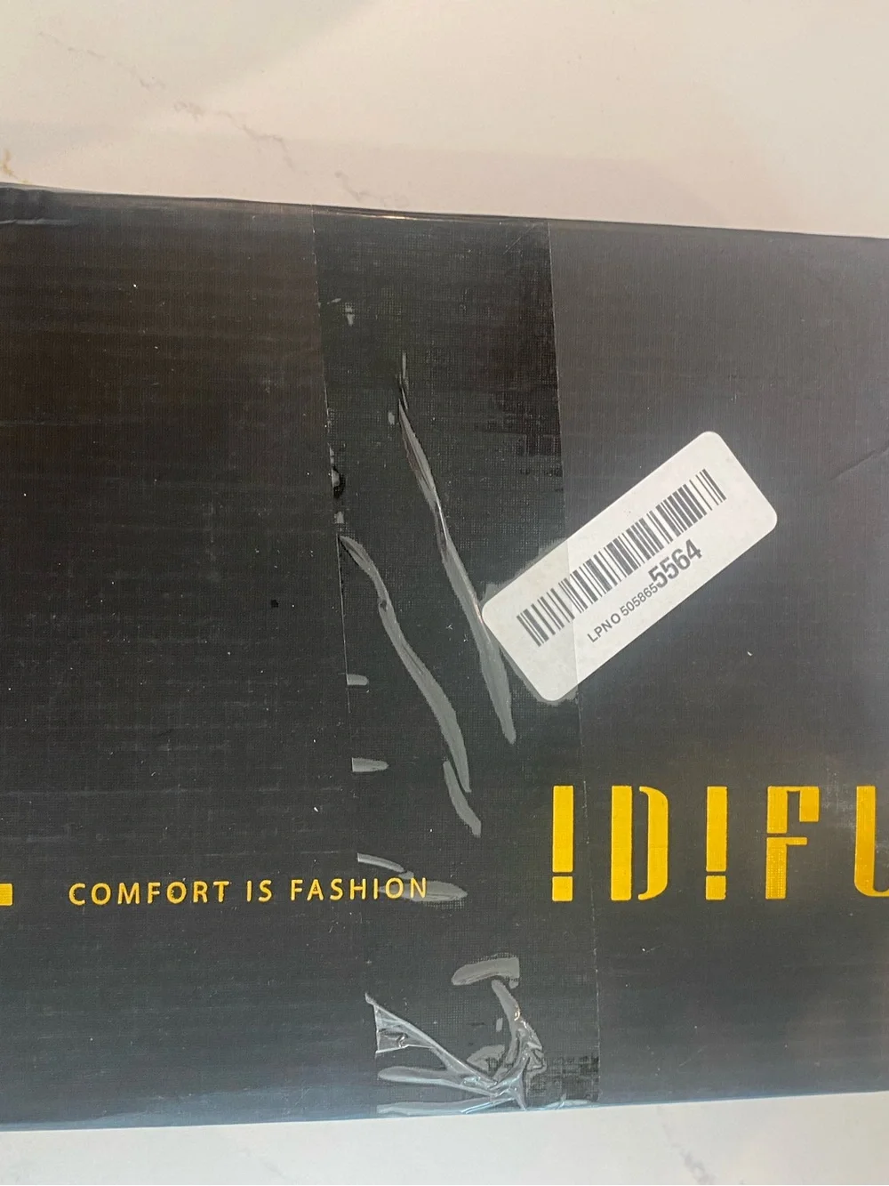 IDIFU Women's Black Suede Block Heel Sandals with Ankle Strap 8.5